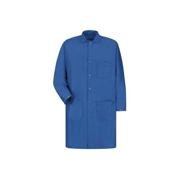 Red Kap  Unisex ESD/Anti-Static Tech Coat, Electronic Blue, Polyester/Nylon, M